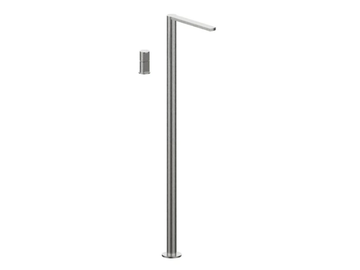 BORGIA 89069A - Floor standing single handle stainless steel washbasin mixer by Rubinetterie Frattini - view 2